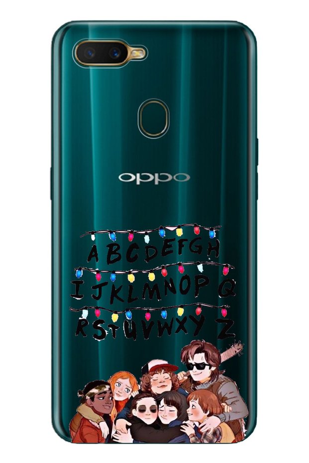 حافظة هاتف شفافة متوافقة مع هاتف OPPO A5S/AX7/A12