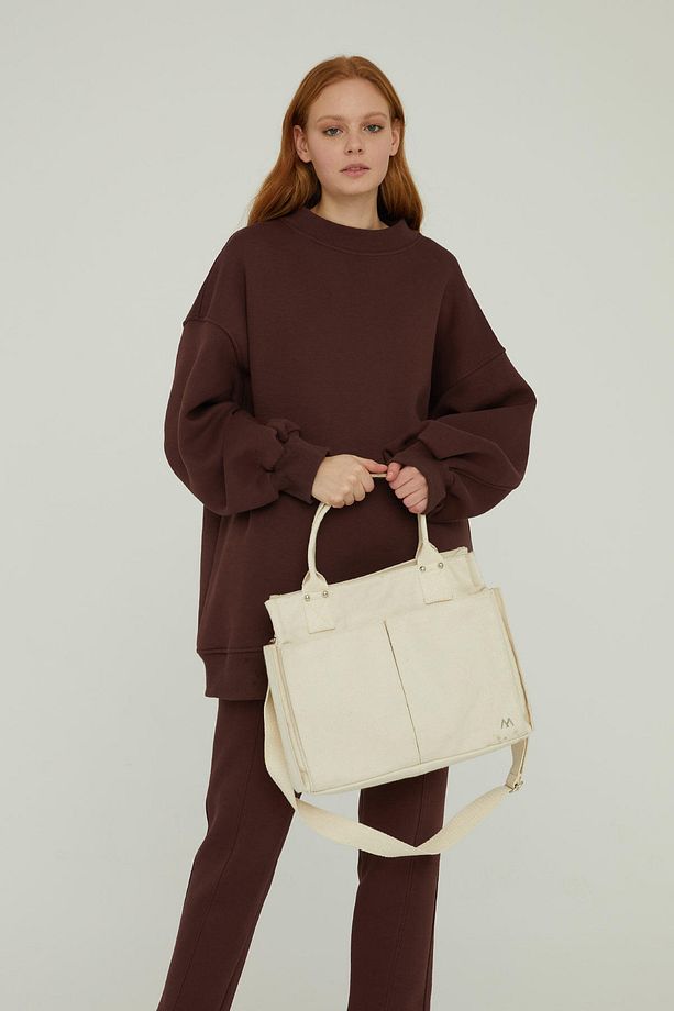STD Kanvas Everyday Bag Off Whıte Klasik - 2