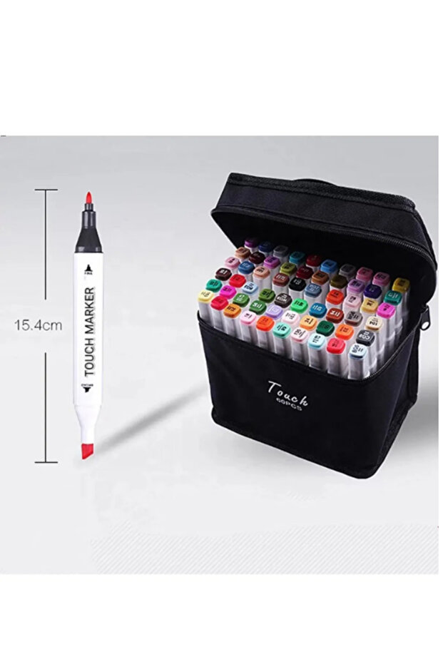 TOUCH 60 Adet Çift Taraflı Marker Kalem DOUBLE - 6