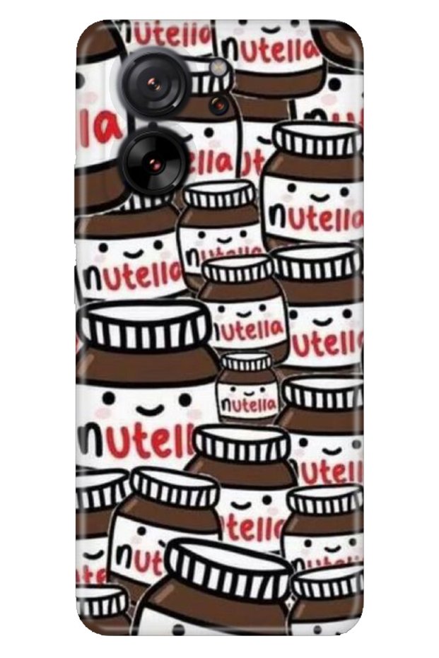 Xiaomi Mi 13t - Mi 13t Pro Compatible Case Silicone Patterned Illustrated Cover Love Nutella