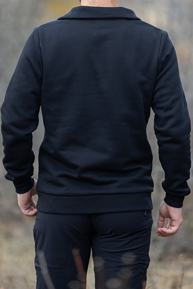 Yarım Fermuarlı Sweatshirt - 3