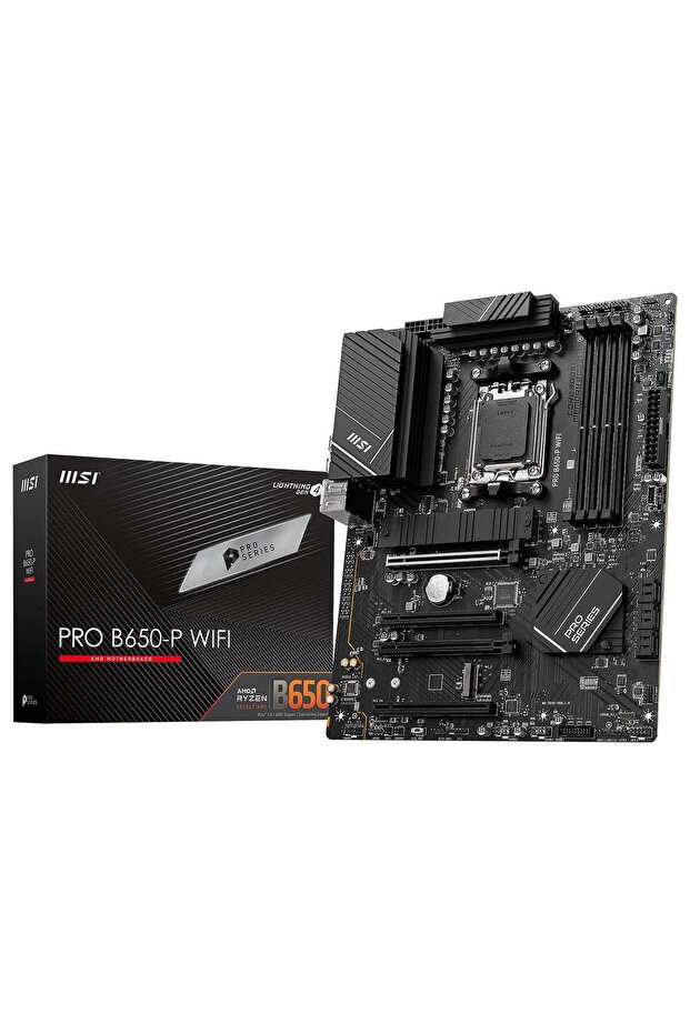 Pro B650-p Wıfı Ddr5 Hdmı Dp Pcıe 16x V4.0 Am5 Atx - 1