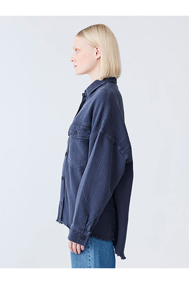 Elıo Oversıze Jean Gömlek - 5