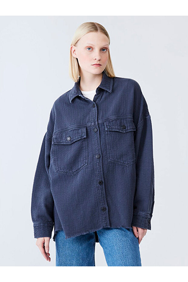 Elıo Oversıze Jean Gömlek - 3