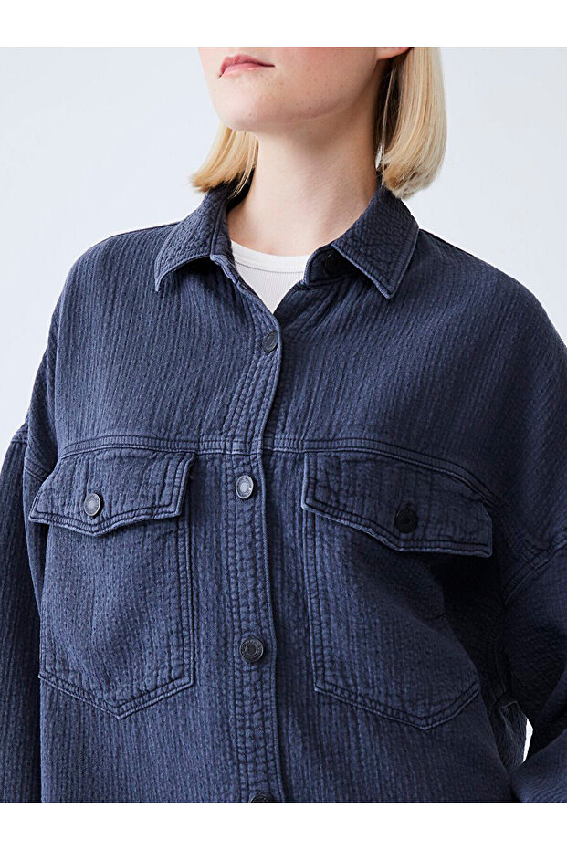 Elıo Oversıze Jean Gömlek - 6