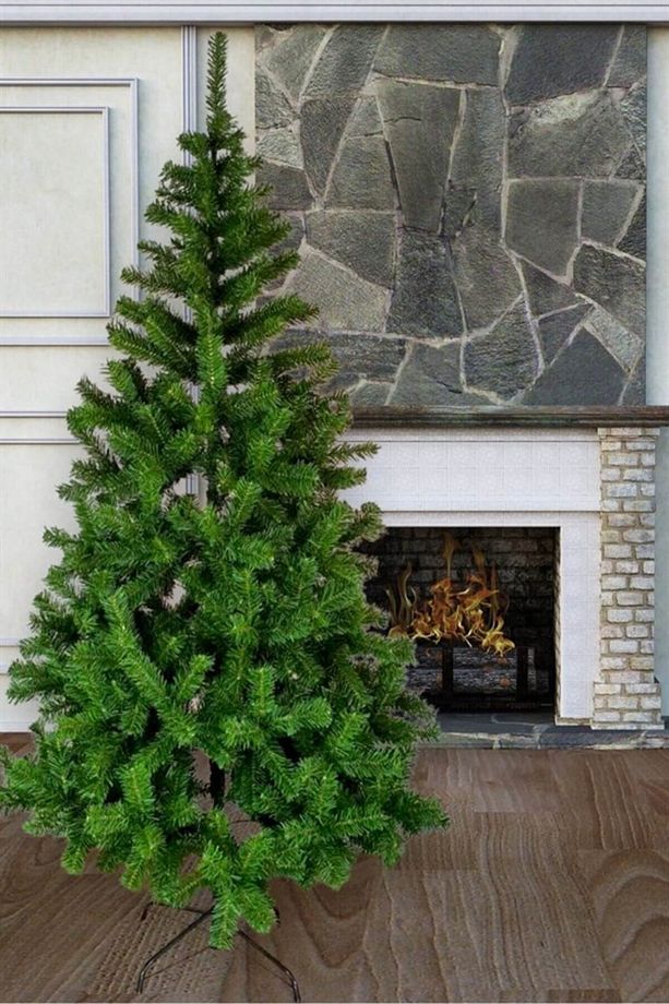 Yılbaşı Noel Çam Ağacı 3 Mt Dev Boy 1230 Dallı Demir Ayak - 2