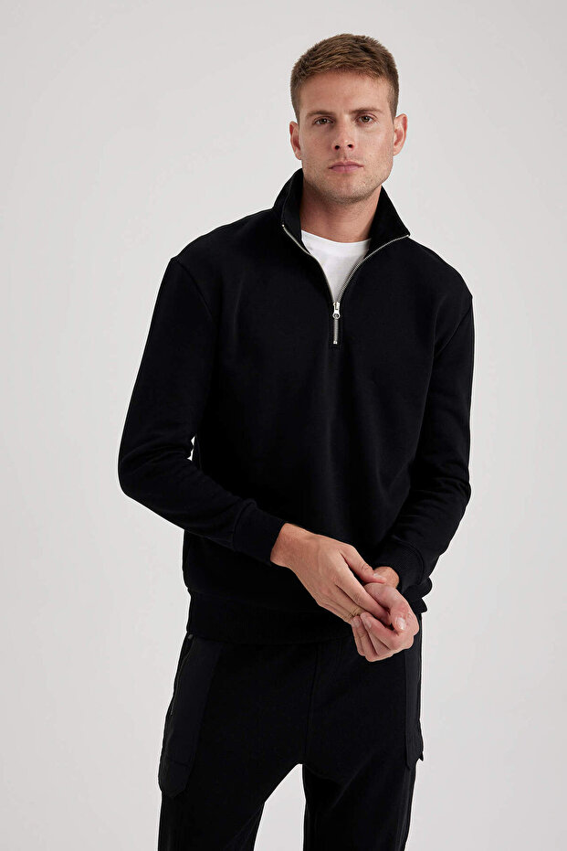 Men's Sweatshirt Black X7405Az/Bk81