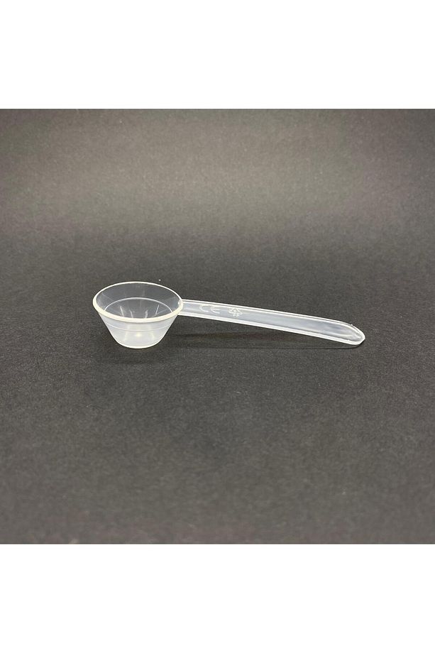 100 Adet - 5ml - Plastik Kaşık Ölçek - Şurup Ölçeği - Toz Ölçeği - Kimyasal Ölçek - Ölçü Kaşığı - 5