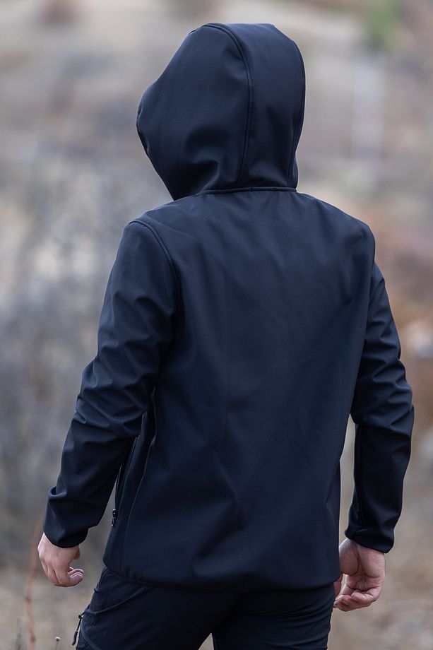 KAPÜŞONLU SOFTSHELL MONT - 4