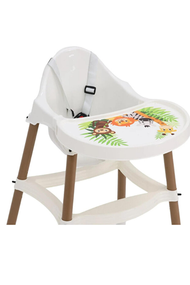 Orman Desenli Basic Mama Sandalyesi Krem - 2