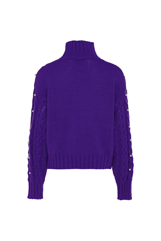 Pullover mit Perlen - 2