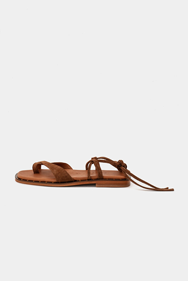 Taba Renk Kadın Sandalet - 2