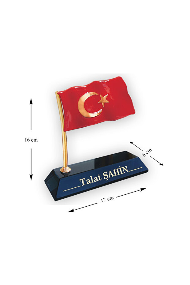 Metal Türk Bayrağı - 5