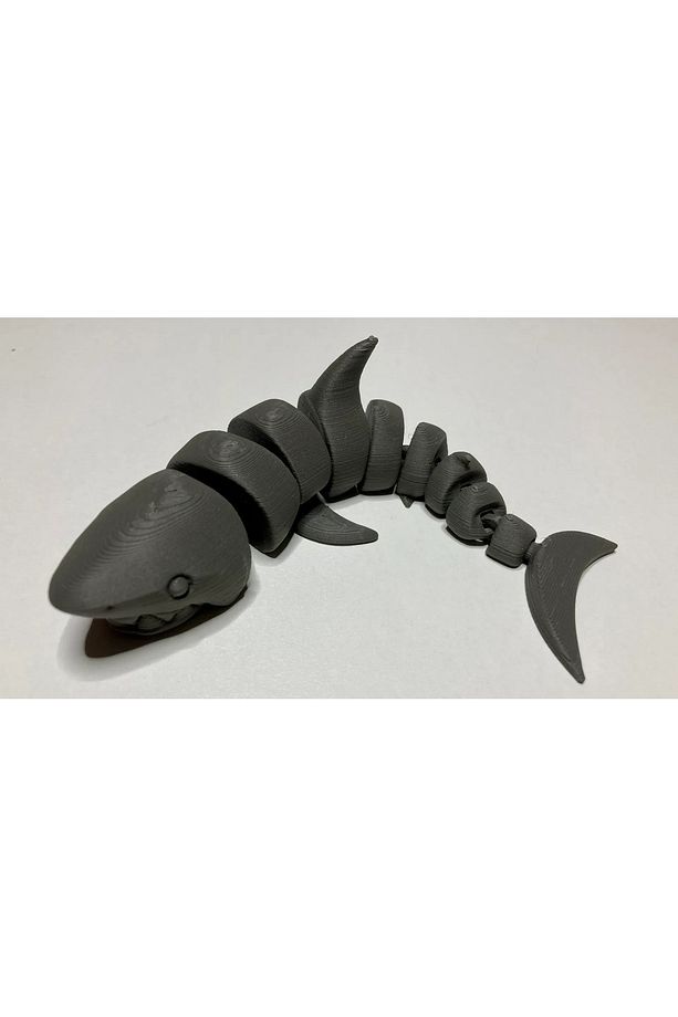 KÖPEK BALIĞI HAREKETLİ KIVRIMLI OYUNCAK HEDİYELİK SHARK - 1
