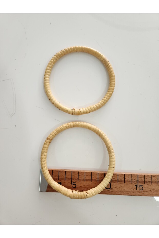 Round Bamboo Bag Handle - Natural