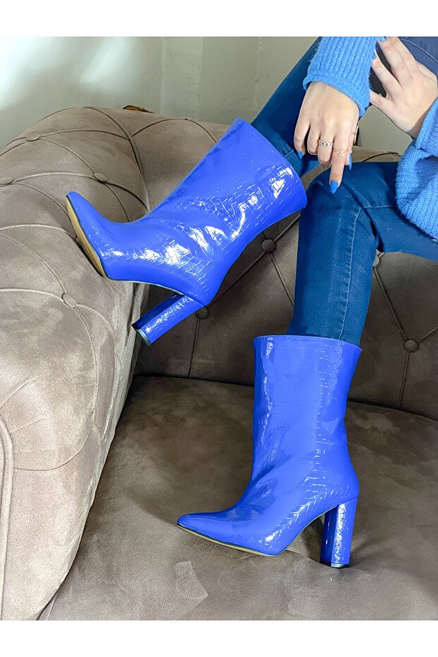 PARIS SAKS KAPİTONE RUGAN TOPUKLU KISA BOT BOTTİE - 1