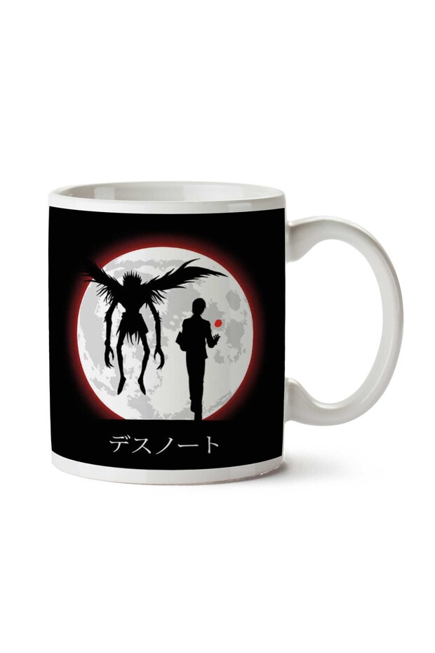 كوب مطبوع عليه وجهين من Death Note I Will Reign Over A New World