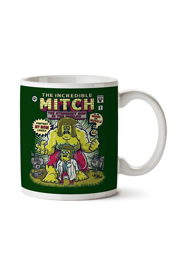 كوب مطبوع على الجانبين من The Incredible Mitch Regular Show