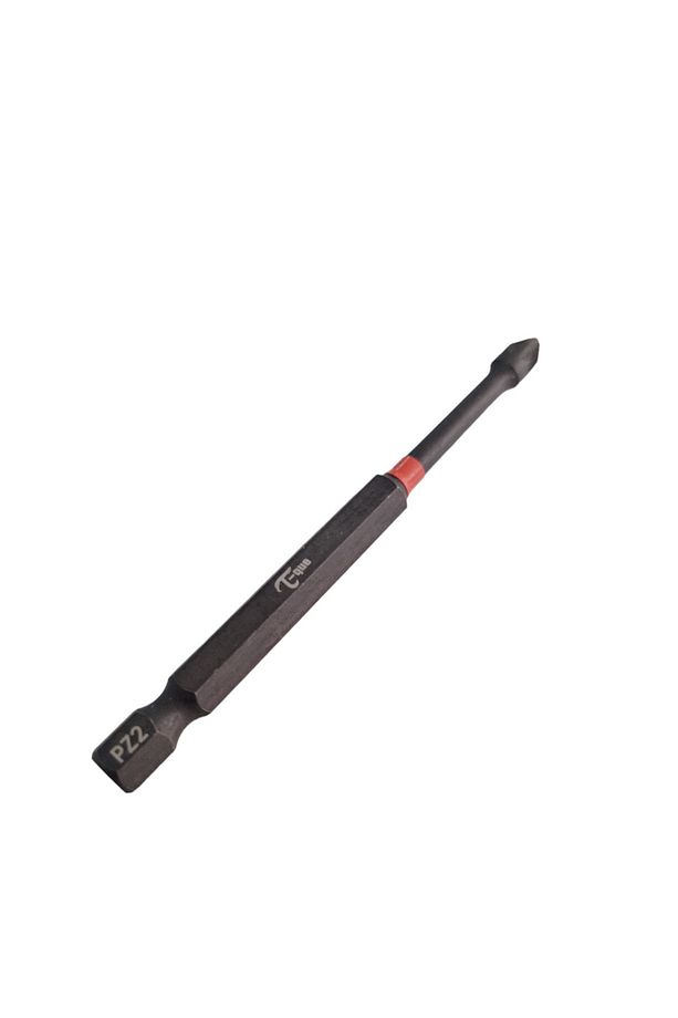 (2 ADET) S2 ÇELİK Pz2 x 9cm Çelik Ultra Kuvvetlı Mıknatıslı Manyetık Yıldız Uç Vidalama Matkap Ucu - 3