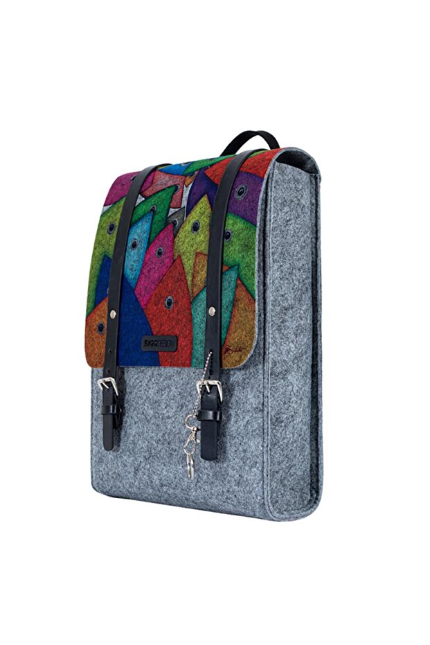 بركات السمك - حقيبة ظهر من اللباد - 5