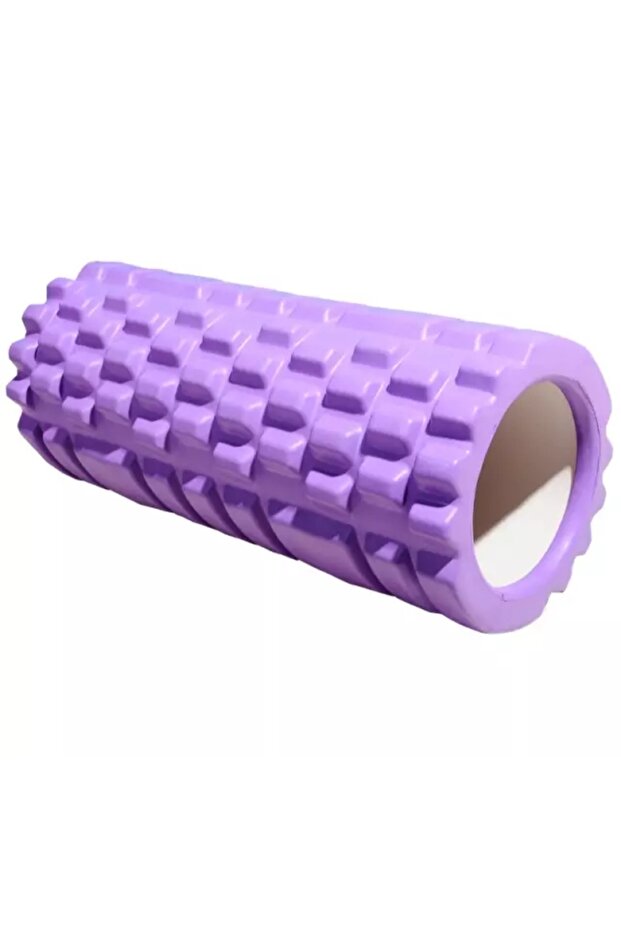 Purple 33 Cm Purple Foam Roller Pilates Yoga Massage Featured Wheel
