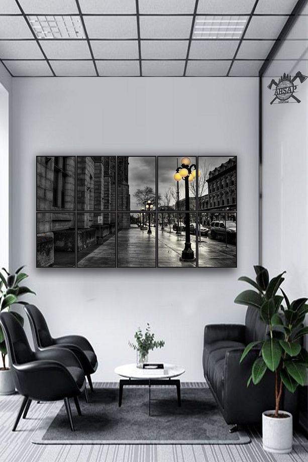 10 parça Sokak Lamba Dev Boy Mdf tablo Duvar Süsü Hediyelik Eşya (155cmx85cm) - 4