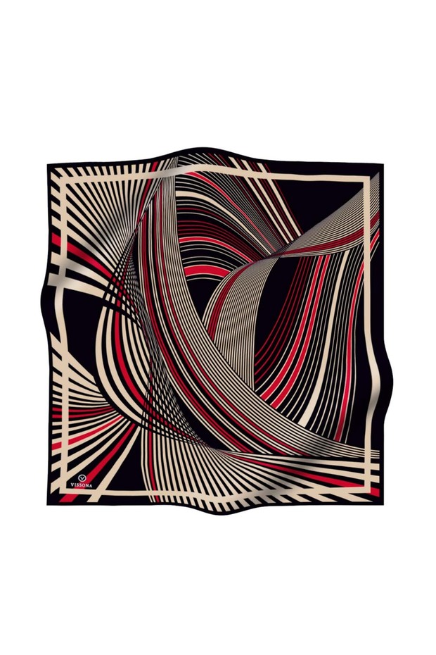 Eșarfă din twill de mătase - 2