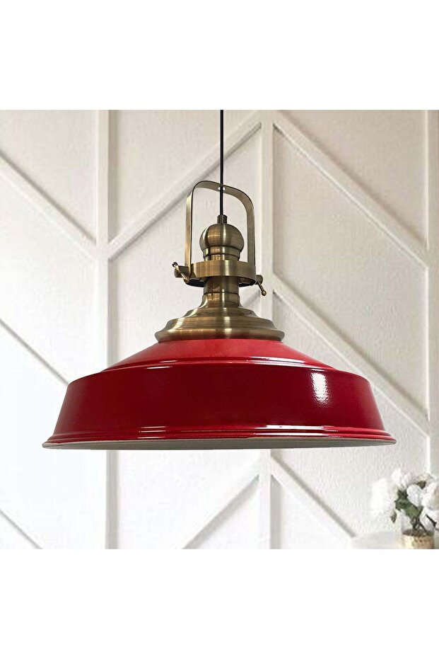 Vintage Pendelleuchte Metall - 8