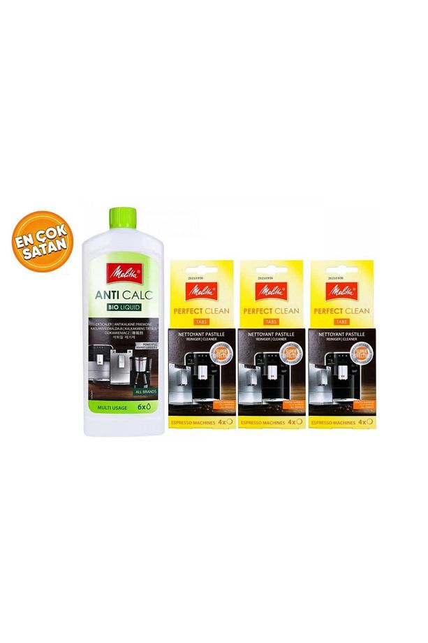 Kahve makinesi temizlik seti philips delonghi melitta tüm kahve makinelerine uyumlu - 1