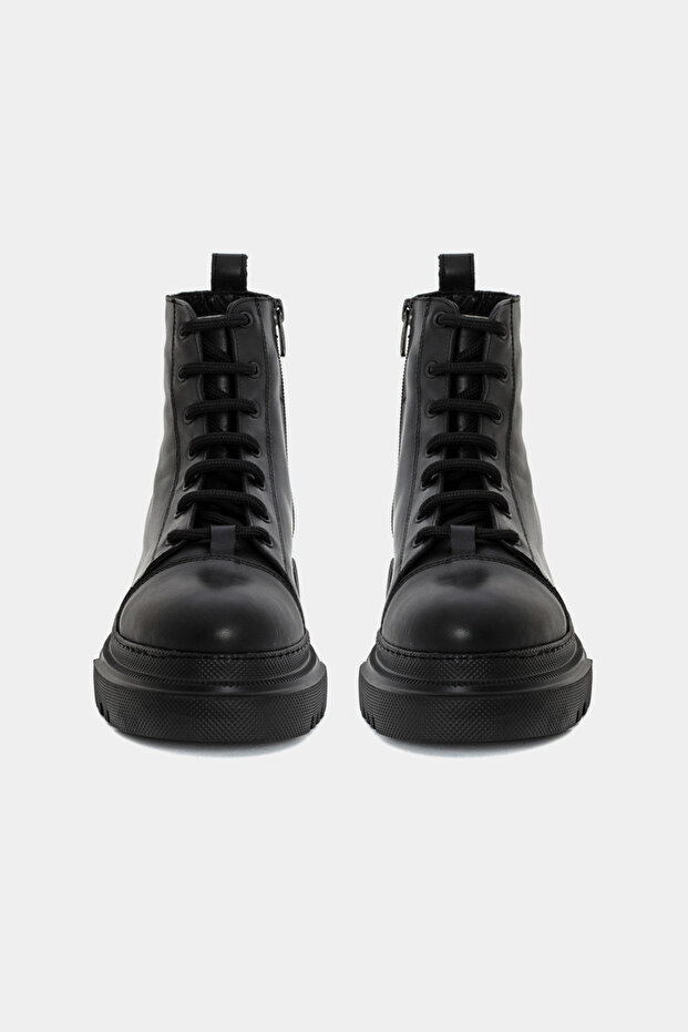 Siyah Renk Kadın Bot - 3