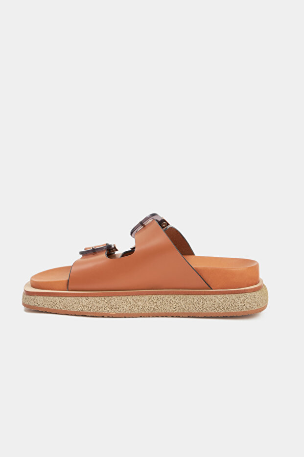 Taba Renk Kadın Terlik - 2