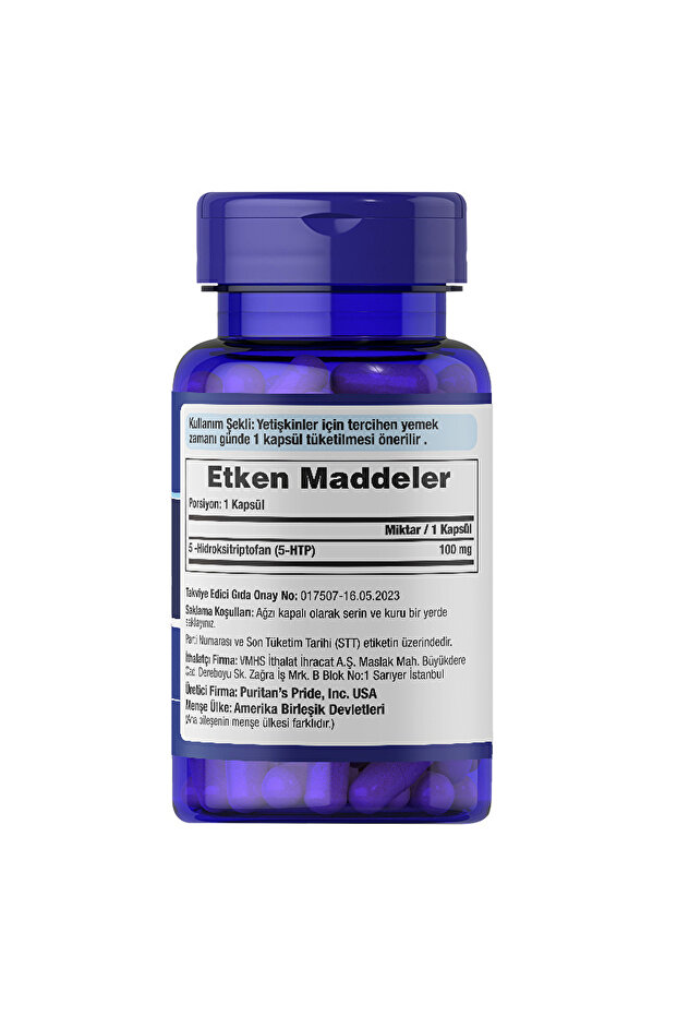 5-htp 100 Mg 60 Kapsül - 2