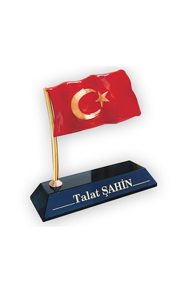 Metal Türk Bayrağı - 3