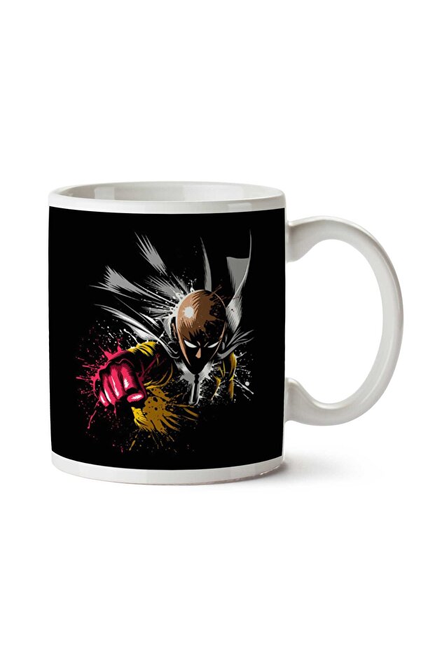 كوب One Punch Man Splatter مطبوع على الجانبين