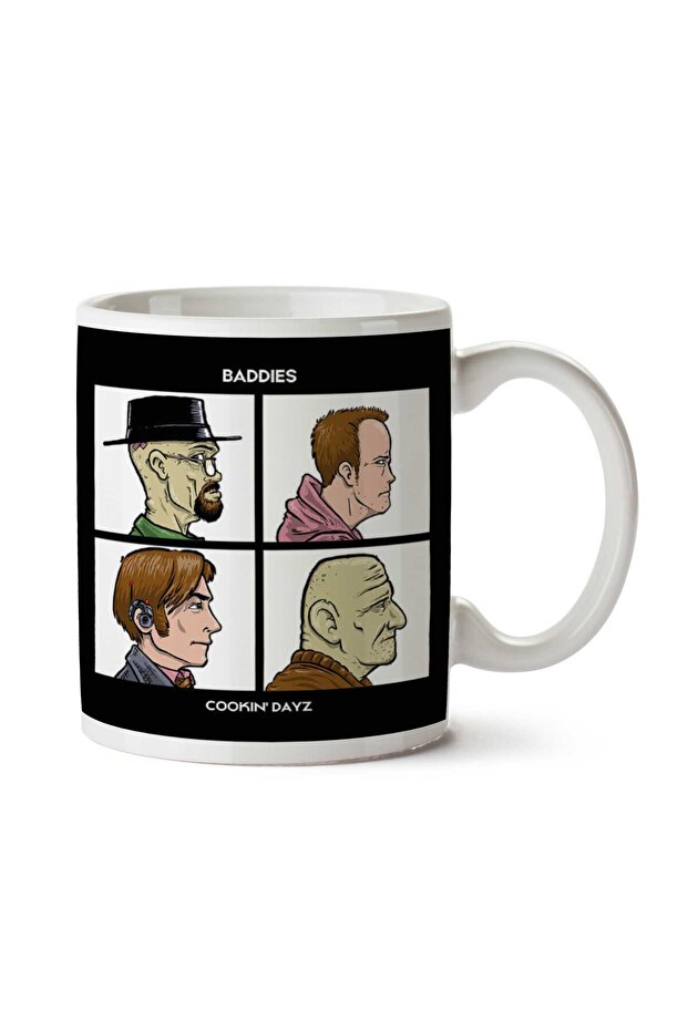 كوب مطبوع على الجانبين من Cooking Days Breaking Bad Goillaz