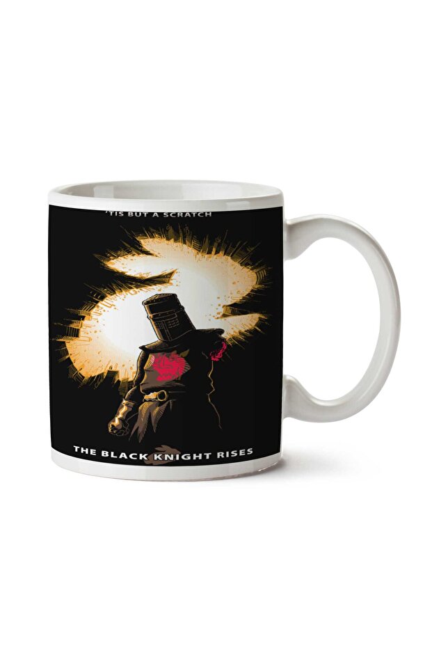The Black Knight Rises (Text Version) Two Sided Printed Mug