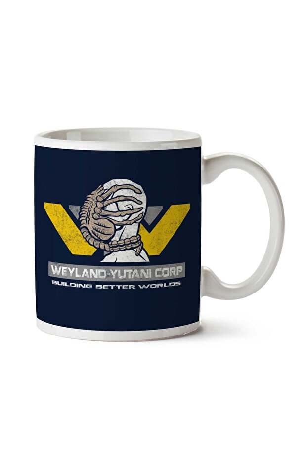كوب Weyland Yutani Corp Building Better Worlds Alien مطبوع على الجانبين