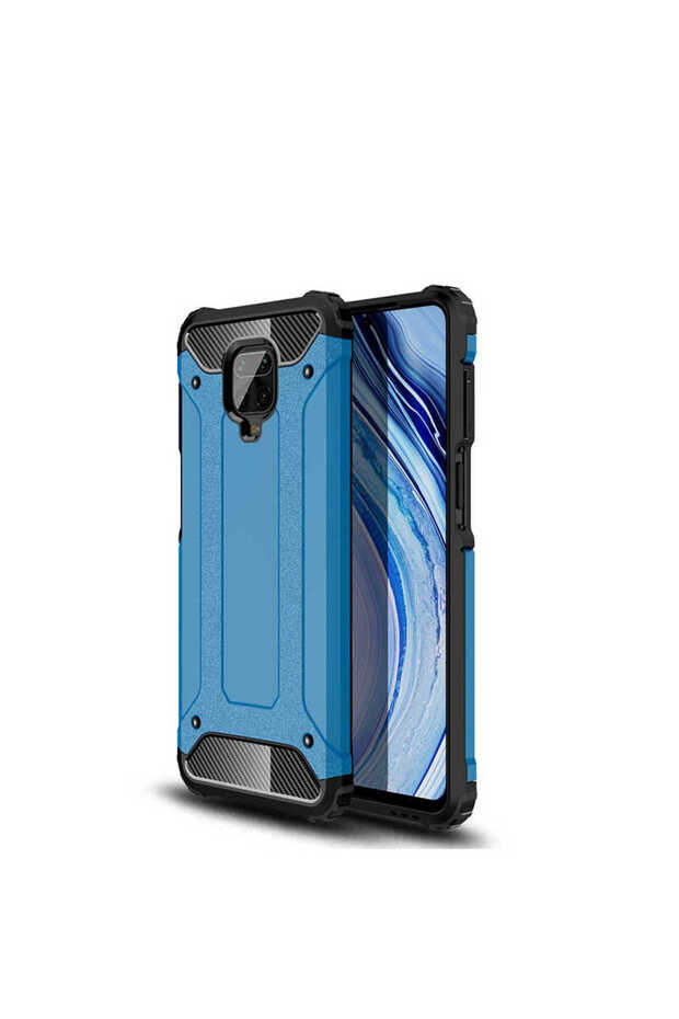 Xiaomi Redmi Note 9 Pro Case 5 Layer Full Protection Military Standard Army Tank Case