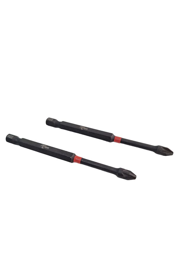 (2 ADET) S2 ÇELİK Pz2 x 9cm Çelik Ultra Kuvvetlı Mıknatıslı Manyetık Yıldız Uç Vidalama Matkap Ucu - 5