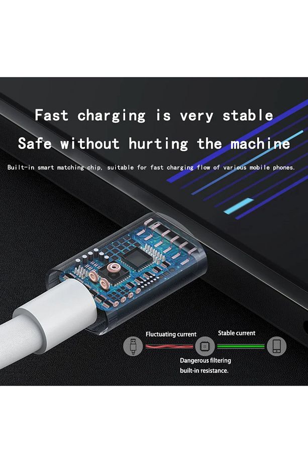 USB den Type-C Sarj ve Dta Kablosu Xiaomi Oppo Reeder Uyumlu Tüm Modeller Beyaz 1 Mt. - 8