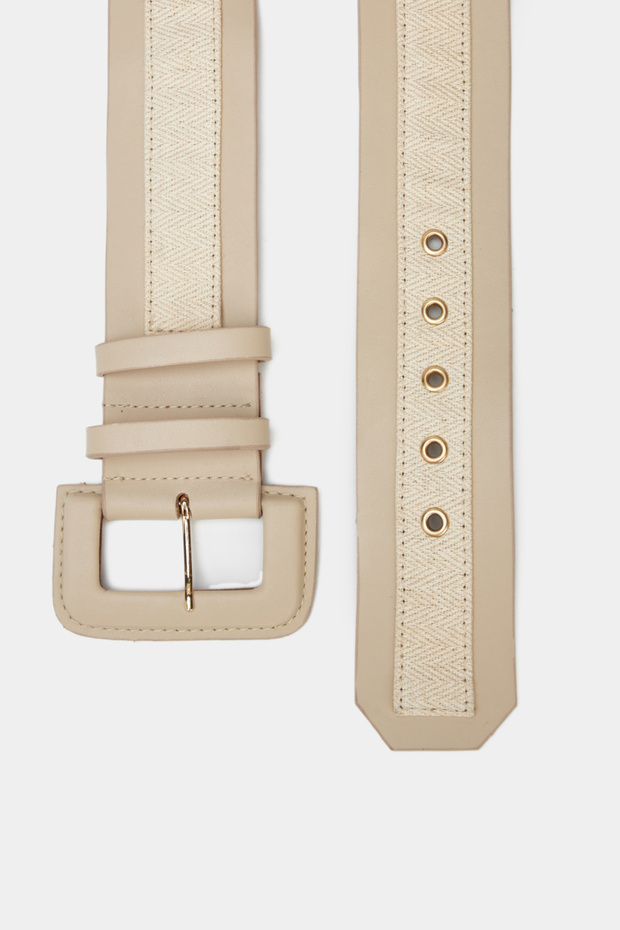 Açık Bej Renk Kemer - 2