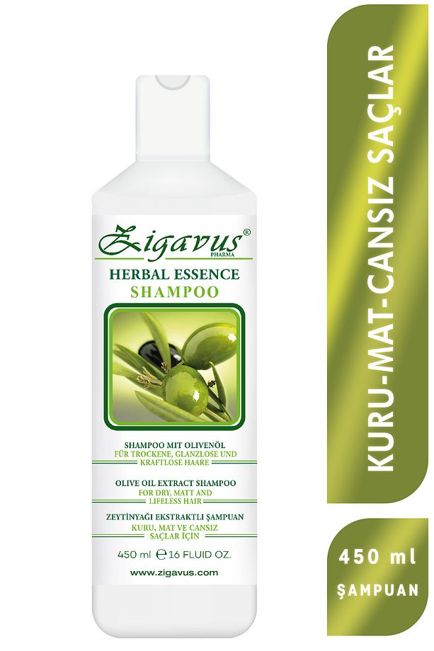 Kuru Mat ve Cansız Saçlar İçin Zeytinyağı Ekstraklı Şampuanı 450 ml 8699349130350 - 1