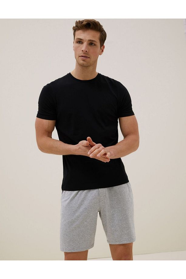 Premium Pamuklu Şort Pijama Altı - 1