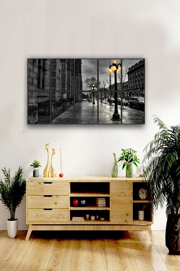 10 parça Sokak Lamba Dev Boy Mdf tablo Duvar Süsü Hediyelik Eşya (155cmx85cm) - 3