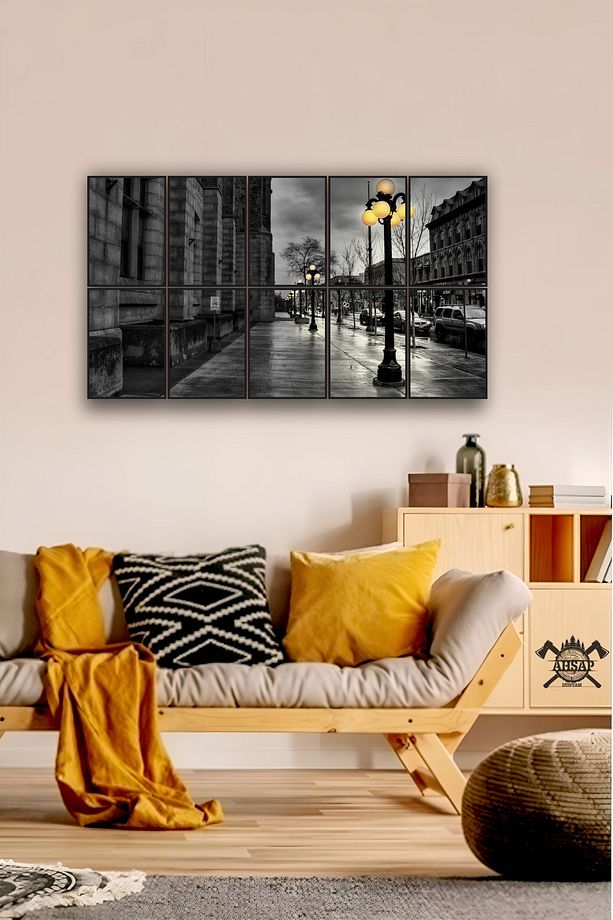 10 parça Sokak Lamba Dev Boy Mdf tablo Duvar Süsü Hediyelik Eşya (155cmx85cm) - 2