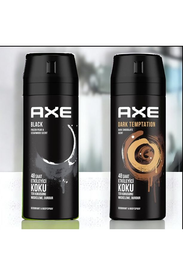 Black Erkek Deodorant 150 Ml+Axe Dark Temptation Erkek Deodorant 150 Ml - 1