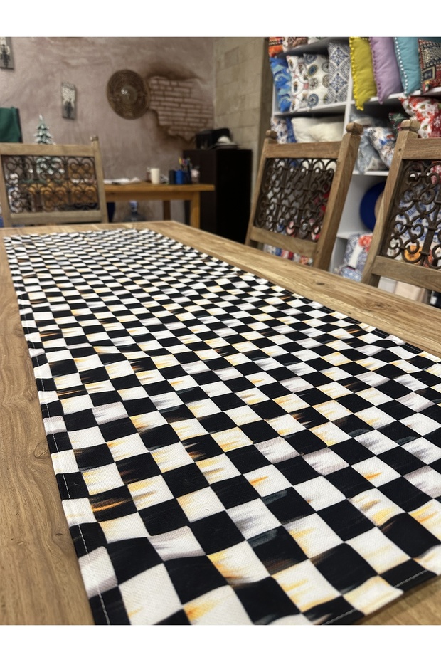 Dama Desenli Runner - 5