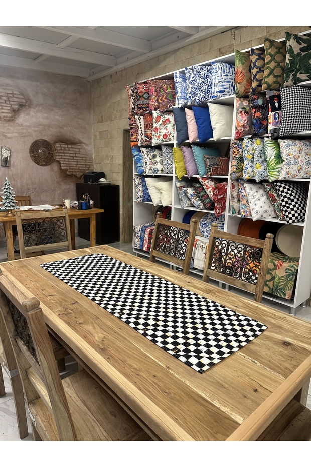 Dama Desenli Runner - 1