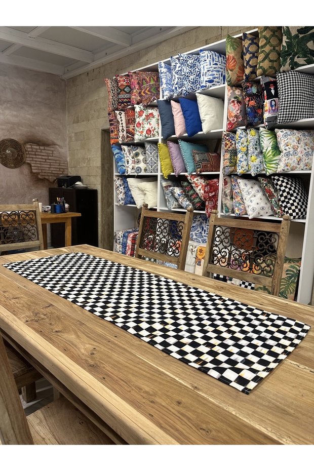 Dama Desenli Runner - 4