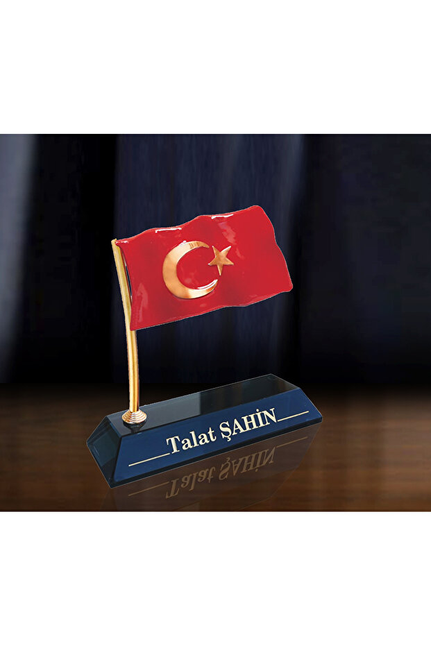 Metal Türk Bayrağı - 6